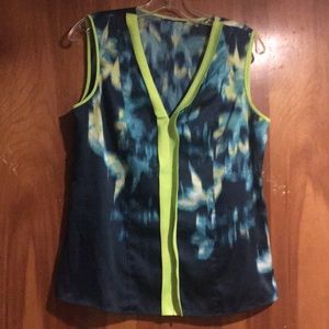 Sleeveless Tahari blouse